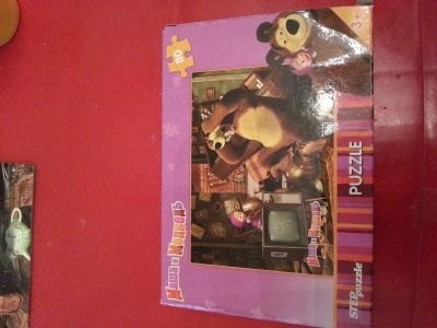 Лот: 6633801. Фото: 1. Пазлы "Маша и медведь". Пазлы