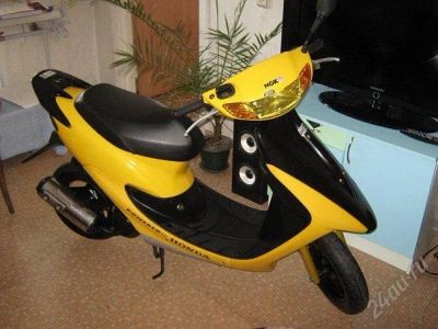 Лот: 1231113. Фото: 1. Honda Dio AF-35 ZX. Мотороллеры, мопеды