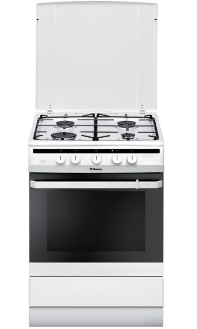 Лот: 16015960. Фото: 1. Газовая плита Hansa FCGW 62000... Плиты, духовые шкафы, варочные поверхности