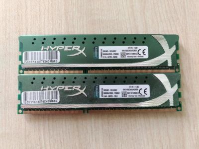 Лот: 10934589. Фото: 1. Kingston HyperX 2х4gb 1600 МГц... Оперативная память