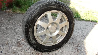 Лот: 4315290. Фото: 1. Комплект дисков и резины R15 Honda... Шины на дисках