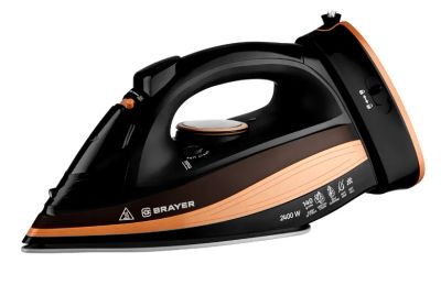 Лот: 25126943. Фото: 1. Утюг Brayer BR4010, 2400Вт, черный. Утюги, парогенераторы, отпариватели