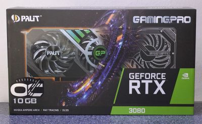 Лот: 17469145. Фото: 1. palit rtx 3080 gaming pro гарантия. Видеокарты