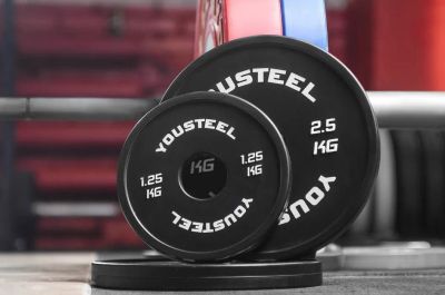 Лот: 24970322. Фото: 1. Диск 1,0кг YouSteel каучуковый... Штанги, блины