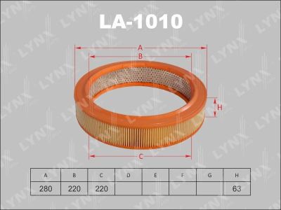 Лот: 13356872. Фото: 1. Lynx LA-1010 Воздушный фильтр. Расходные материалы