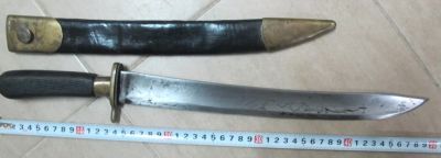 Лот: 10807221. Фото: 1. нож на медведя,нож егеря, 1832... Оружие