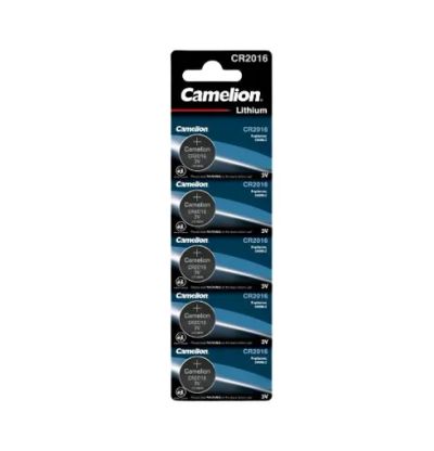 Лот: 20247936. Фото: 1. Батарейка Camelion CR2016, 3V. Батарейки, аккумуляторы, элементы питания