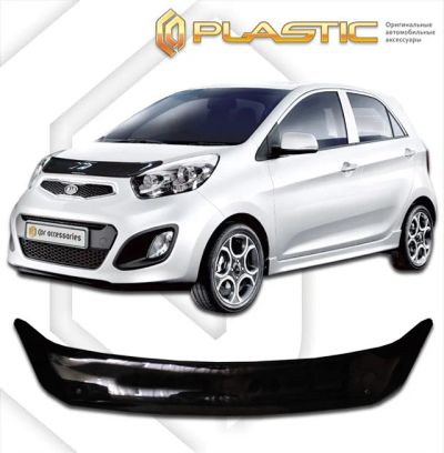 Лот: 13003531. Фото: 1. Дефлектор капота KIA Picanto 2011-2017г-. Детали тюнинга