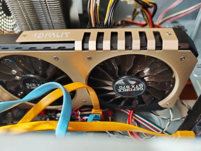 Лот: 25508015. Фото: 1. Видеокарта GeForce GTX 970 JetStream. Видеокарты