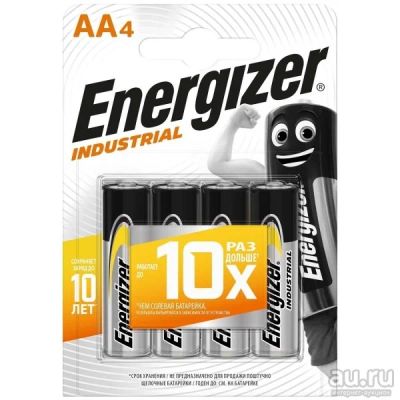Лот: 17445379. Фото: 1. Батарейки Energizer AA LR06 4шт... Батарейки, аккумуляторы, элементы питания