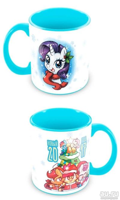 Лот: 8644030. Фото: 1. Кружка Рарити Мой маленький пони. Фигурки, статуэтки