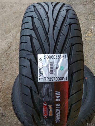 Лот: 13501081. Фото: 1. 205/55R16 94W XL Maxxis MA-Z1... Шины