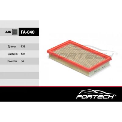 Лот: 16114837. Фото: 1. FA-040 FORTECH Ф\ возд\16546ED000... Другое (автозапчасти)