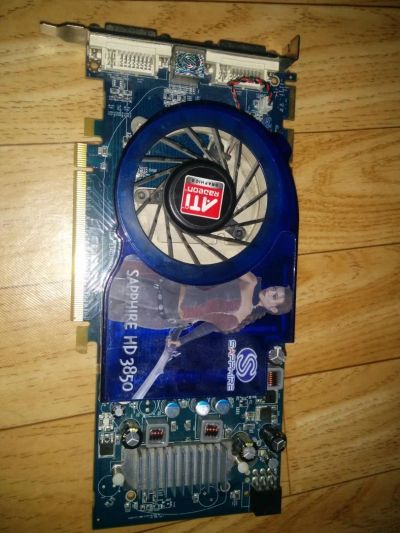 Лот: 5145833. Фото: 1. Видеокарта ATI HD 3850 512M GDDR3... Видеокарты