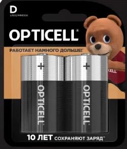 Лот: 23538088. Фото: 1. Батарейка Opticell D, большая... Батарейки, аккумуляторы, элементы питания