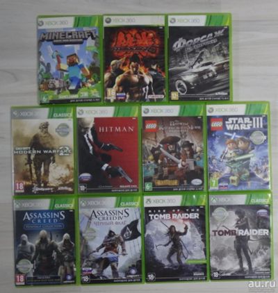 Лот: 18457703. Фото: 1. Набор игр для приставки XBOX 360... Игры для консолей