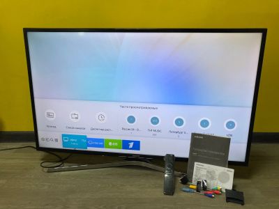 Лот: 15750834. Фото: 1. 4K UHD телевизор Samsung UE40MU6100UXRU... Телевизоры