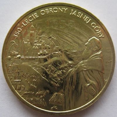 Лот: 11177814. Фото: 1. Польша 2 злотых 2005. 350-летие... Европа