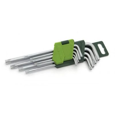 Лот: 15044116. Фото: 1. Набор ключей TORX 9шт с отв... Ручной инструмент