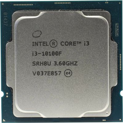 Лот: 19066315. Фото: 1. Процессор Intel Core i3-10100F... Процессоры