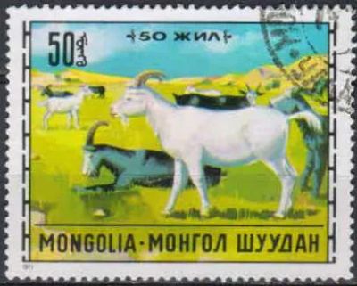Лот: 21546419. Фото: 1. 1971. Монголия. Животноводство... Марки