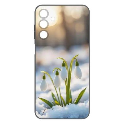 Лот: 25134927. Фото: 1. Чехол Krutoff Soft Case "Подснежники... Чехлы, бамперы