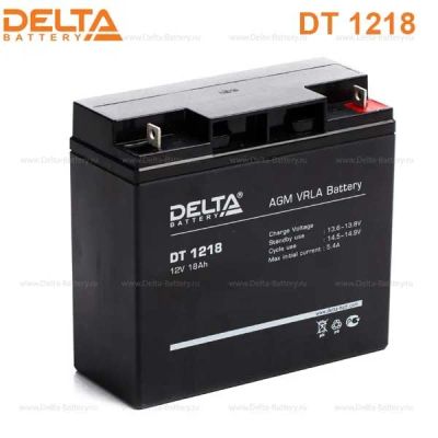 Лот: 10792955. Фото: 1. аккумулятор delta DT 1218 12V... Аккумуляторы