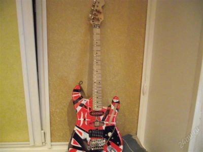 Лот: 947804. Фото: 1. evh frankenstein replica мастеровая... Гитары