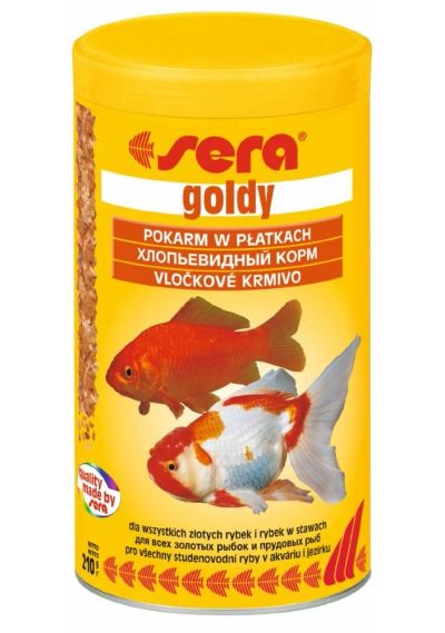 Лот: 5333331. Фото: 1. Корм SERA Goldy для рыб, 1000... Корма