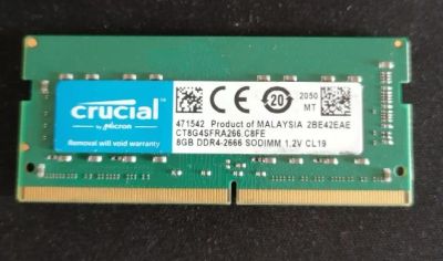 Лот: 19362075. Фото: 1. Crucial DDR4 8Gb 2666Mhz. Оперативная память