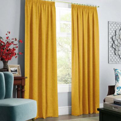 Лот: 23774117. Фото: 1. Портьера Askona Home Softy желтый. Шторы, тюль