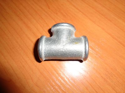 Лот: 6857203. Фото: 1. Тройник оцинковка 1/2". Фитинги, подводка