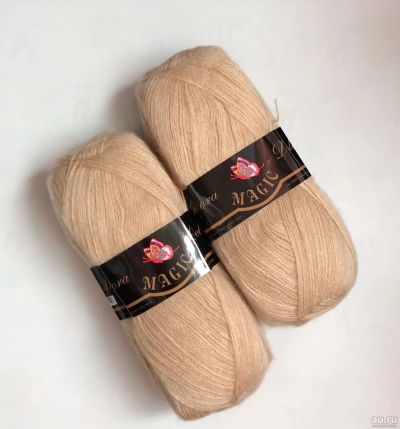 Лот: 16305505. Фото: 1. Пряжа MAGIC Angora delicate, Германия... Ткани, нитки, пряжа