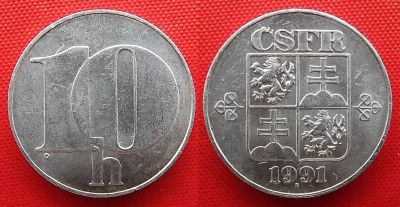 Лот: 23446864. Фото: 1. (№1052/1Б/LS) 10 геллеров 1991... Европа