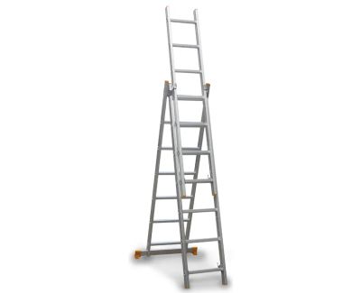 Лот: 6948439. Фото: 1. Лестница-трансформер Ladder 410... Стремянки, подмости, строительные леса