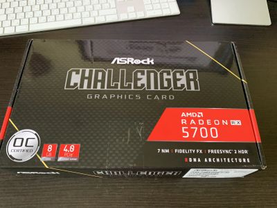 Лот: 16452458. Фото: 1. 8GB RX5700 ASRock Challenger D. Видеокарты