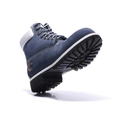 Лот: 3669803. Фото: 1. Ботинки Timberland синие мужские. Ботинки, полуботинки
