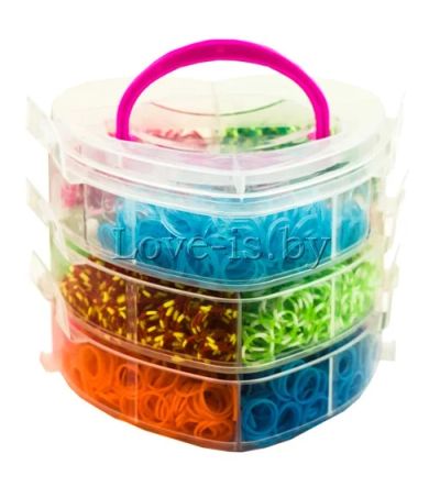 Лот: 5713234. Фото: 1. Loom Bands набор резинок для плетения... Развивающие