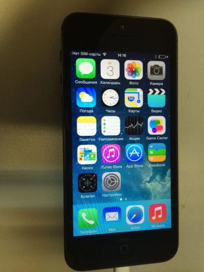Лот: 4163364. Фото: 1. iPhone 5 32gb Black. Смартфоны