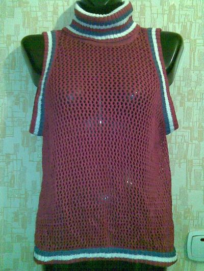 Лот: 3810053. Фото: 1. безрукавка х/б -- 44. Свитеры, толстовки, худи