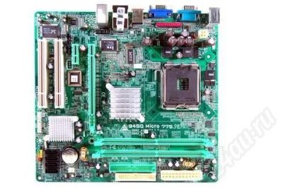 Лот: 340332. Фото: 1. Материнская плата на Intel 945G. Материнские платы