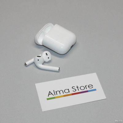 Лот: 15218464. Фото: 1. Оригинальные наушники Apple AirPods... Наушники, гарнитуры
