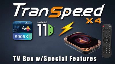 Лот: 23909432. Фото: 1. ТВ приставка Transpeed X4, Amlogic... Медиаплееры