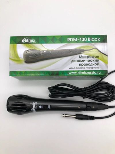 Лот: 15753010. Фото: 1. Микрофон Ritmix RDM-130. Студийные микрофоны, радиомикрофоны и радиосистемы