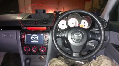 Лот: 5610500. Фото: 1. Панель под монитор Mazda Axela... Салон