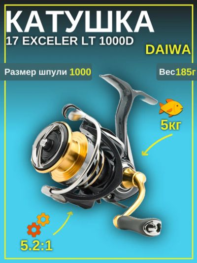 Лот: 22029040. Фото: 1. Катушка безынерционная DAIWA 17... Катушки, комплектующие
