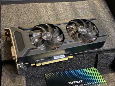 Лот: 17385837. Фото: 1. Видеокарта Palit GeForce GTX 1060... Видеокарты