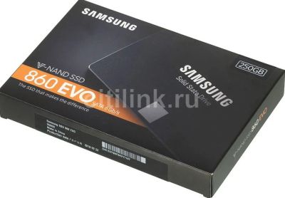 Лот: 12433554. Фото: 1. SSD диск Samsung 860 EVO MZ-76E250BW... SSD-накопители