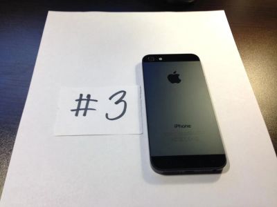 Лот: 4287124. Фото: 1. Б/У iPhone 5 64GB Black 5+ A1428... Смартфоны