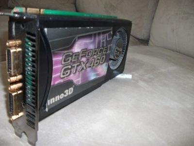 Лот: 4016408. Фото: 1. inno 3D Geforce 460GTX 1Gb. Видеокарты